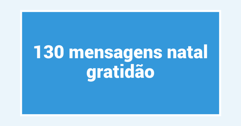 130  mensagens natal gratidão