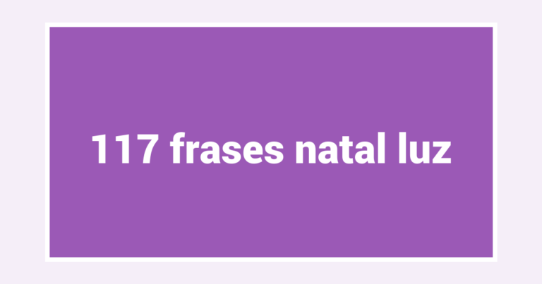 117  frases natal luz