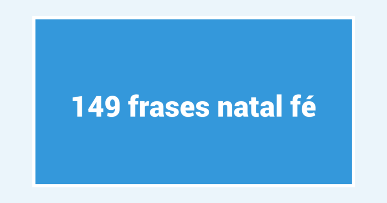 149  frases natal fé