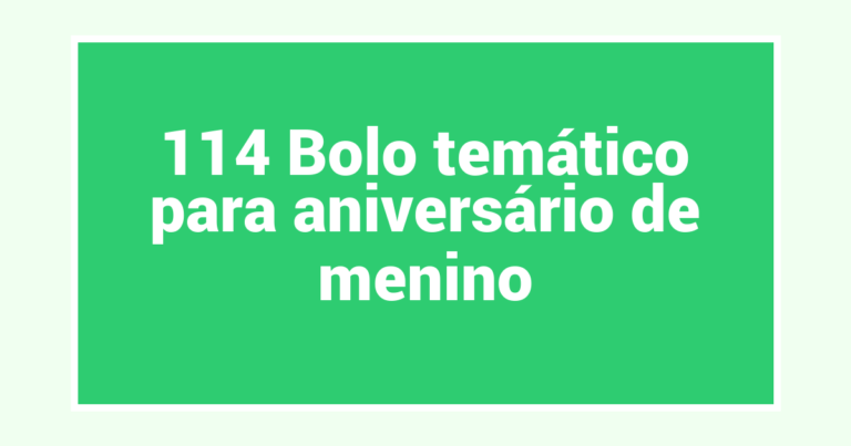 114 Bolo temático para aniversário de menino