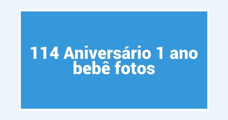 114 Aniversário 1 ano bebê fotos