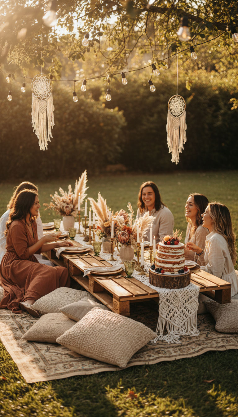 Estilo Boho Chic no Quintal