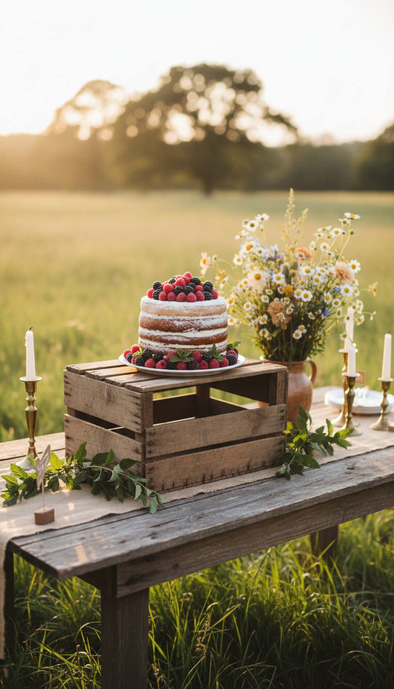 9 ideias de mesa de bolo de aniversário simples