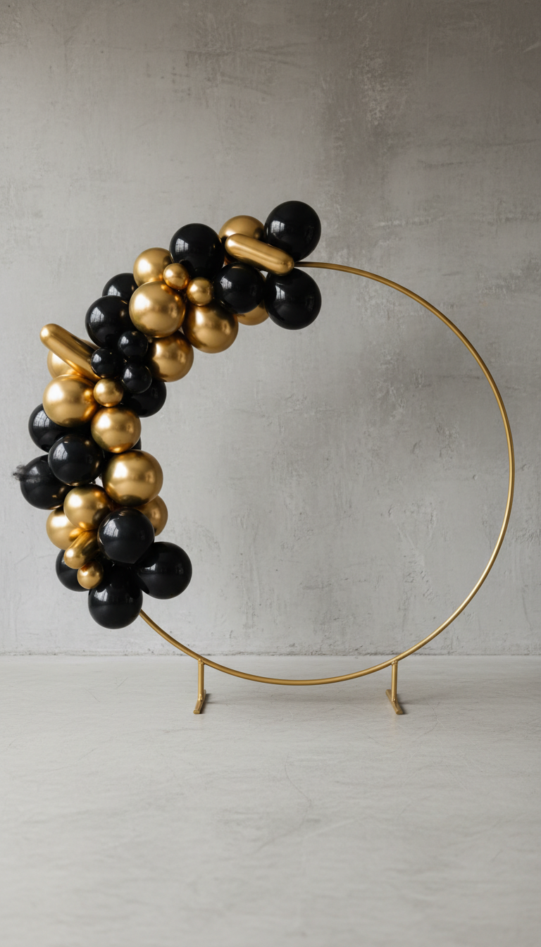 Arco Flutuante em Moldura de Metal