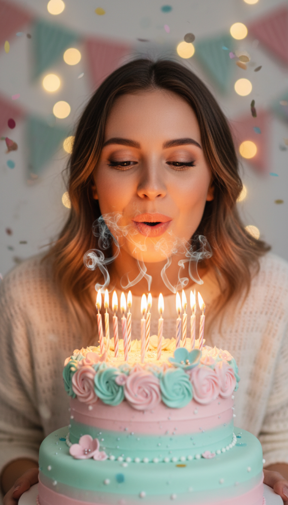14 ideias de fotos com bolo de aniversário