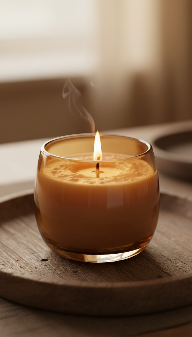 Mini Velas Aromáticas em Potes de Vidro