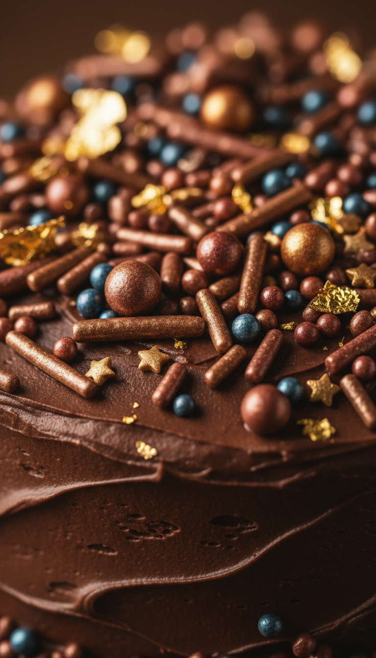 Bolo de Chocolate com Granulado Gourmet