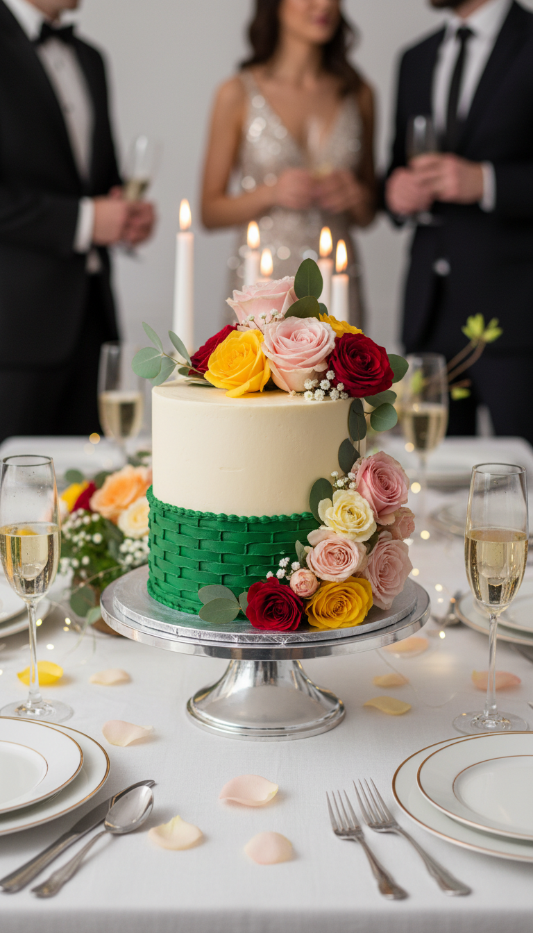 Bolo Cachepô Floral