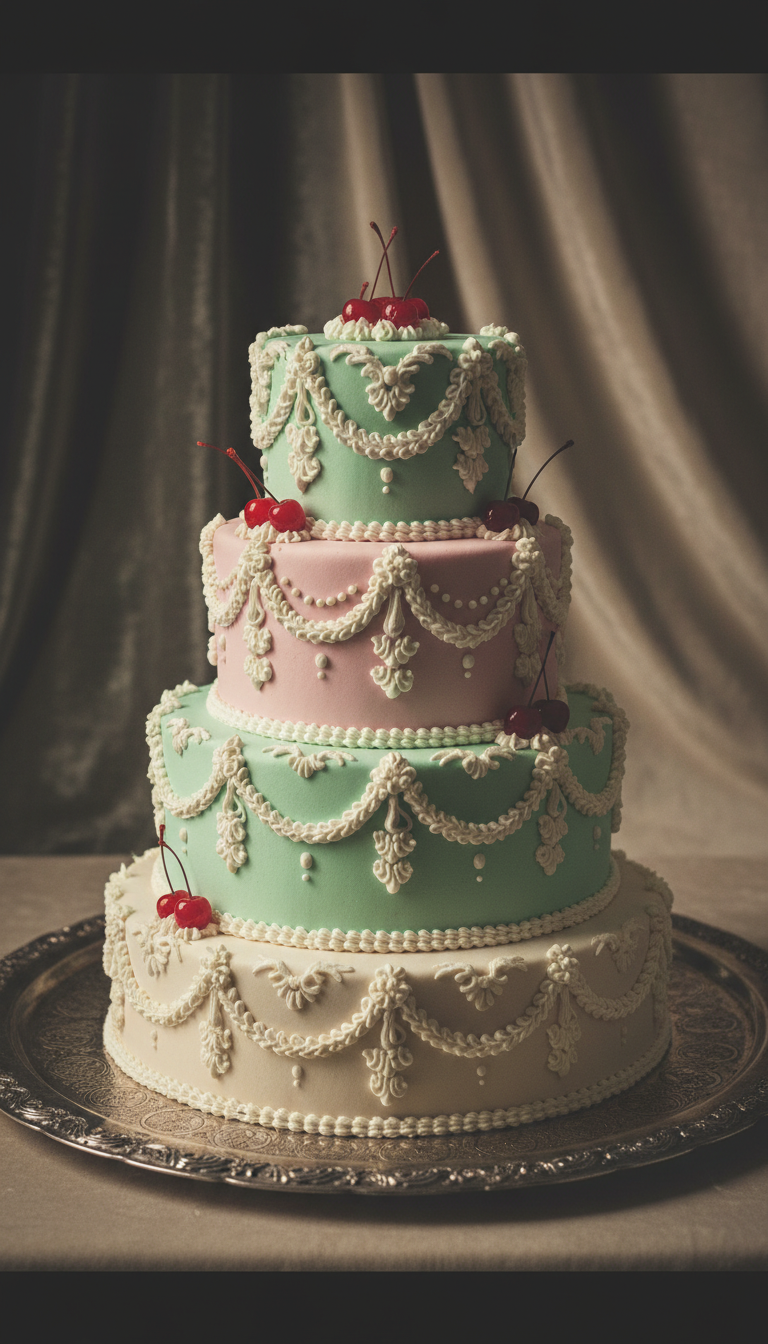 Lambeth Cake Clássico Vintage