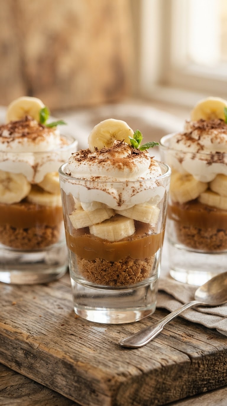 Miniversão de Banoffee no Copinho