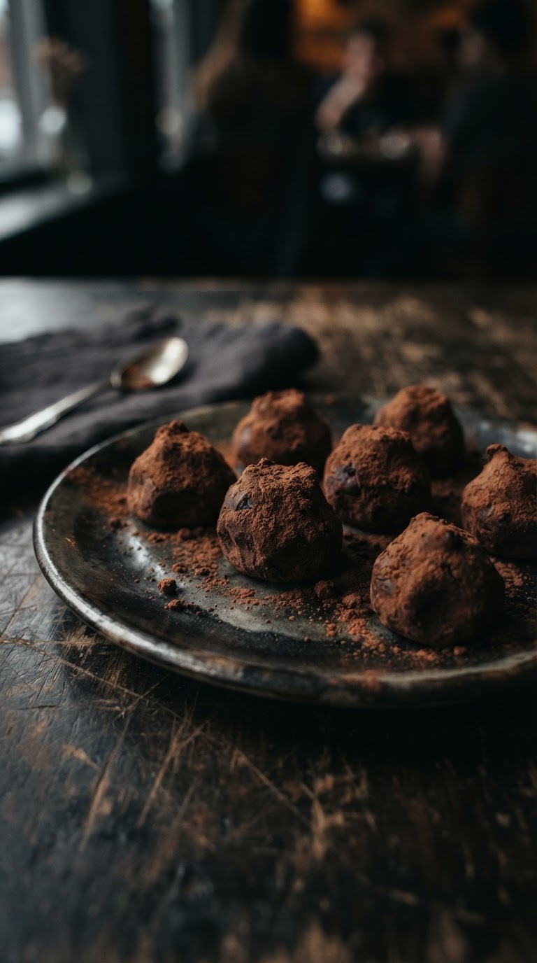 Trufas de Chocolate Práticas com Cacau