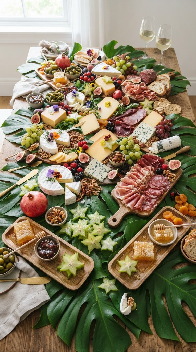 9. Mesa de Frios e Frutas em Cascata (Grazing Table)