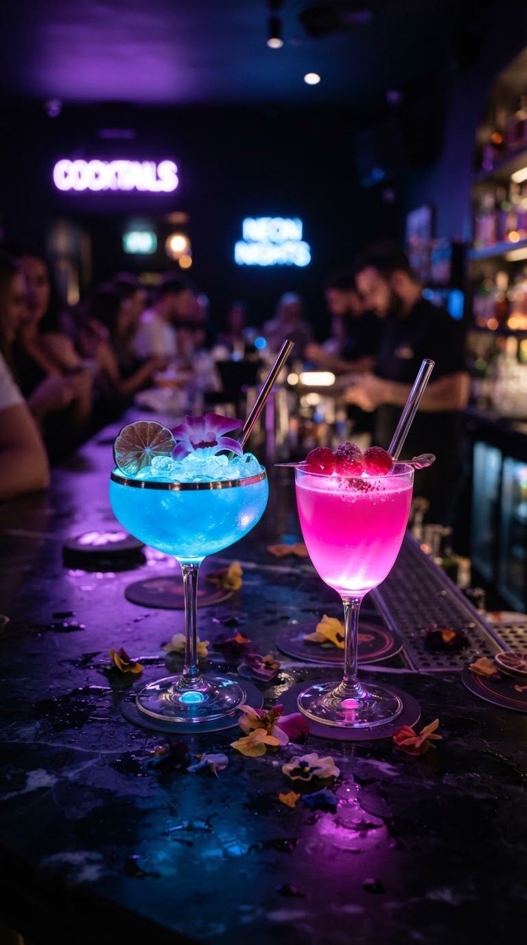4. Drinks e Coquetéis Luminosos
