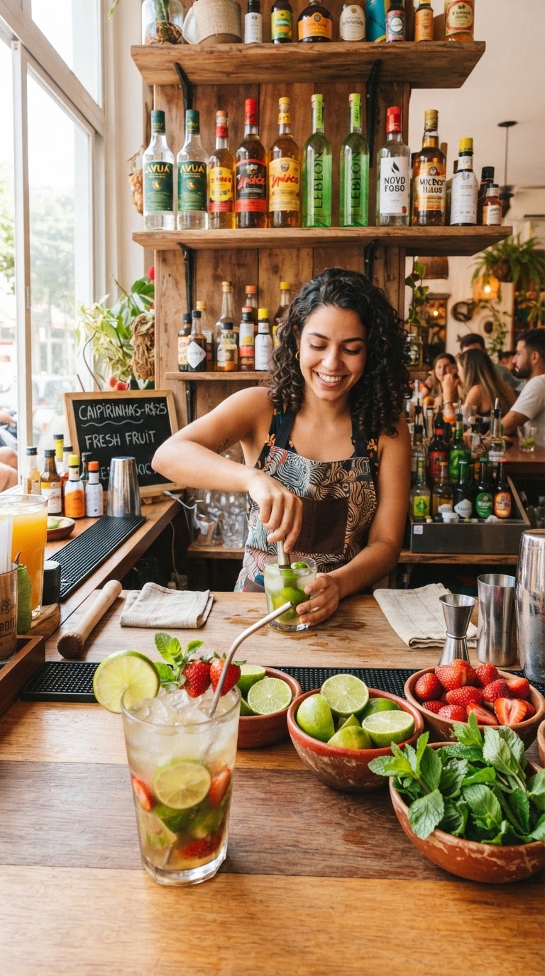 8. Bar de Caipirinhas Interativo