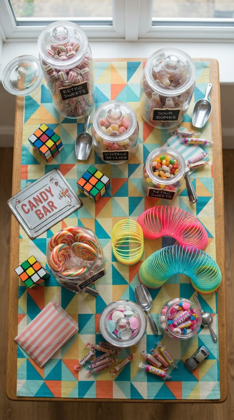 Estação de Doces de Infância e Guloseimas