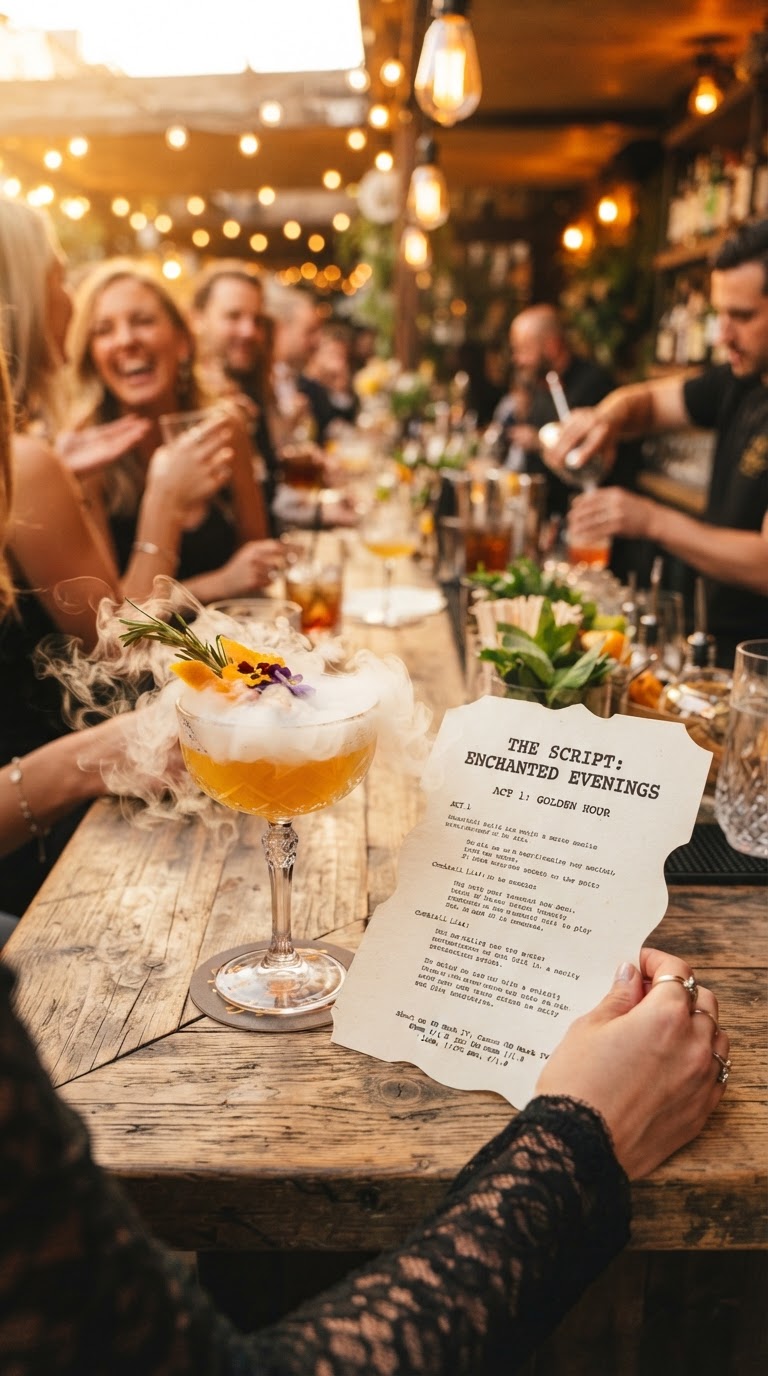9. Estação de Bebidas e Drinks Cinematográficos
