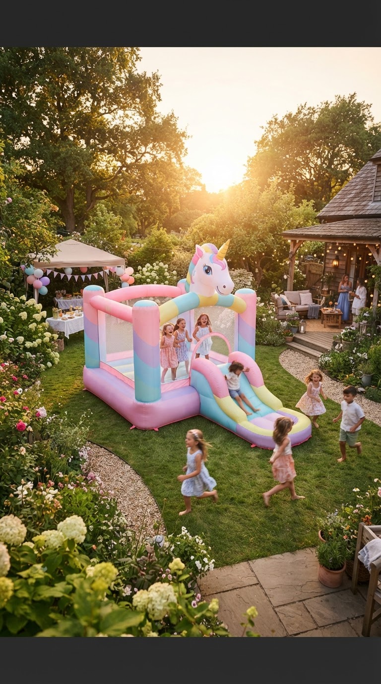 7. Espaço de Brinquedos Infláveis Temáticos