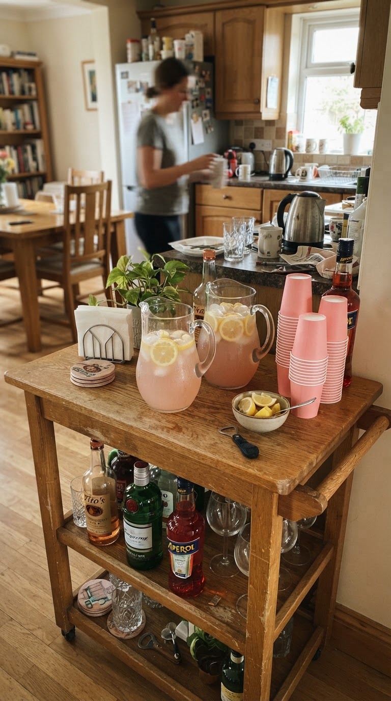 10. Cantinho de Drinks Personalizado