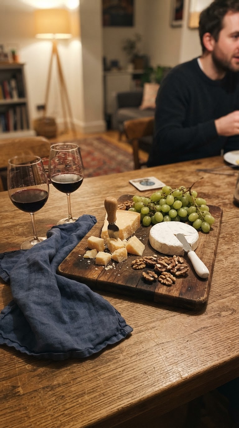 Noite de Queijos e Vinhos Clássica