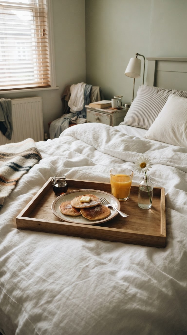 Café da Manhã Festivo na Cama
