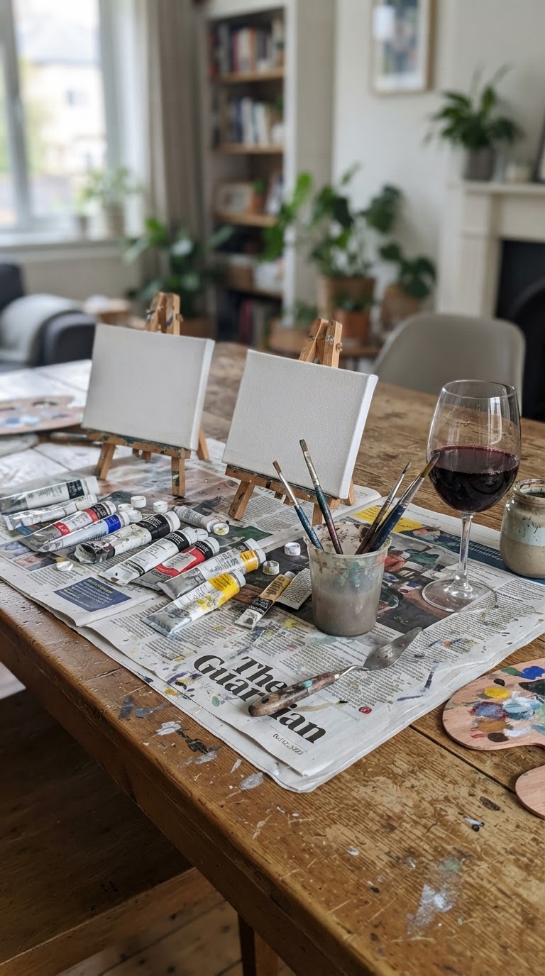 Tarde de Pintura e Vinho