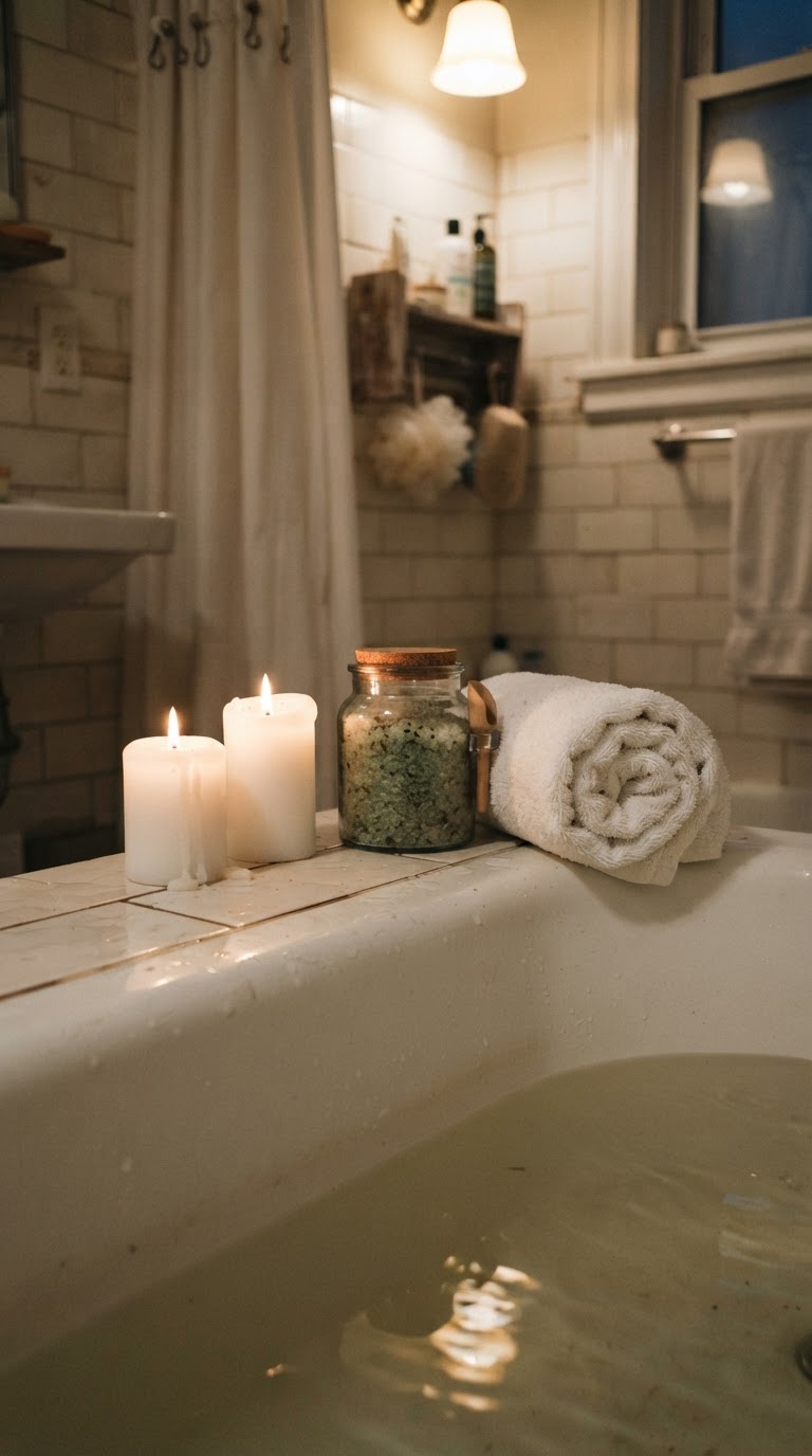 Tarde de Spa e Relaxamento em Casa