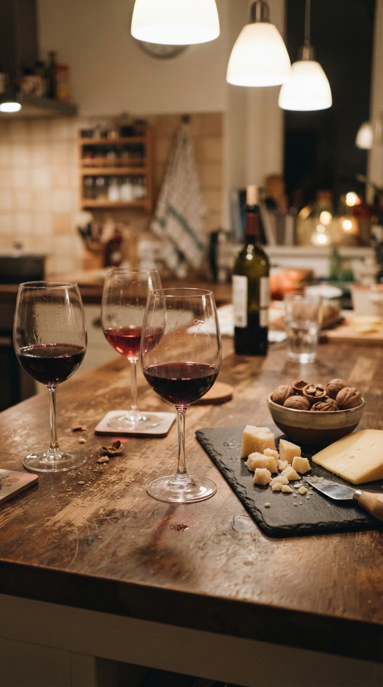 Degustação de Vinhos e Queijos Guiada