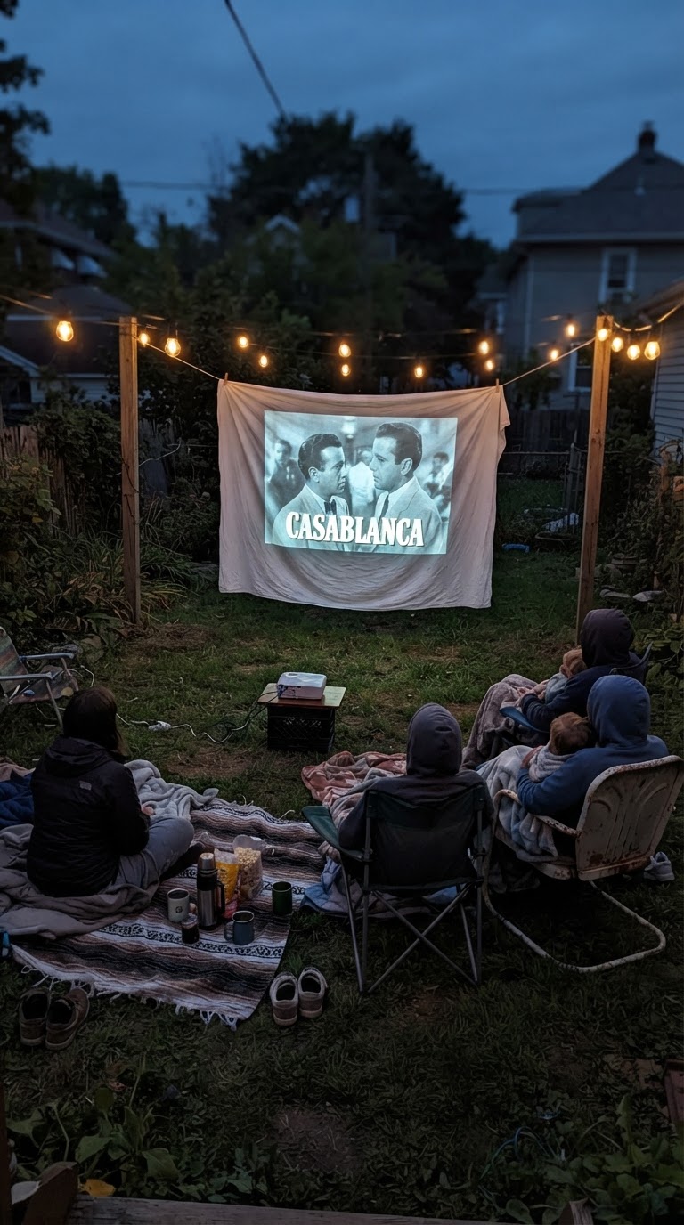 4. Cinema ao Ar Livre com Clássicos Favoritos