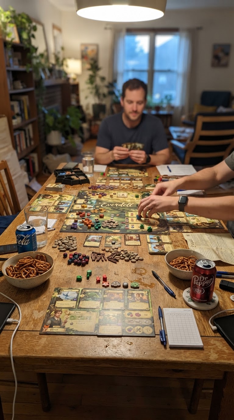 Noite de Jogos e Tabuleiros