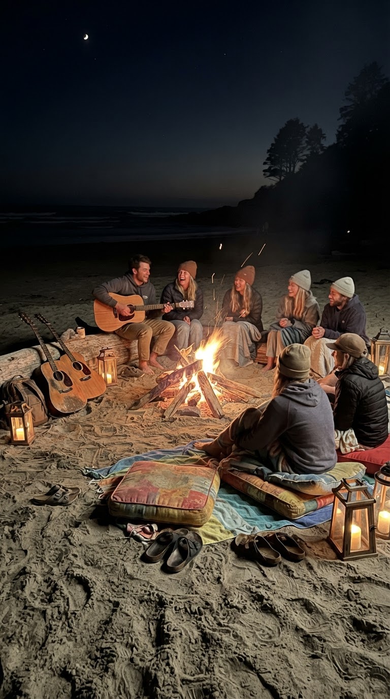5. Luau na Praia ou no Campo