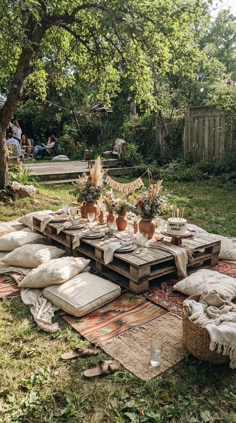 11. Festa Boho Chic: Elegância Despretensiosa