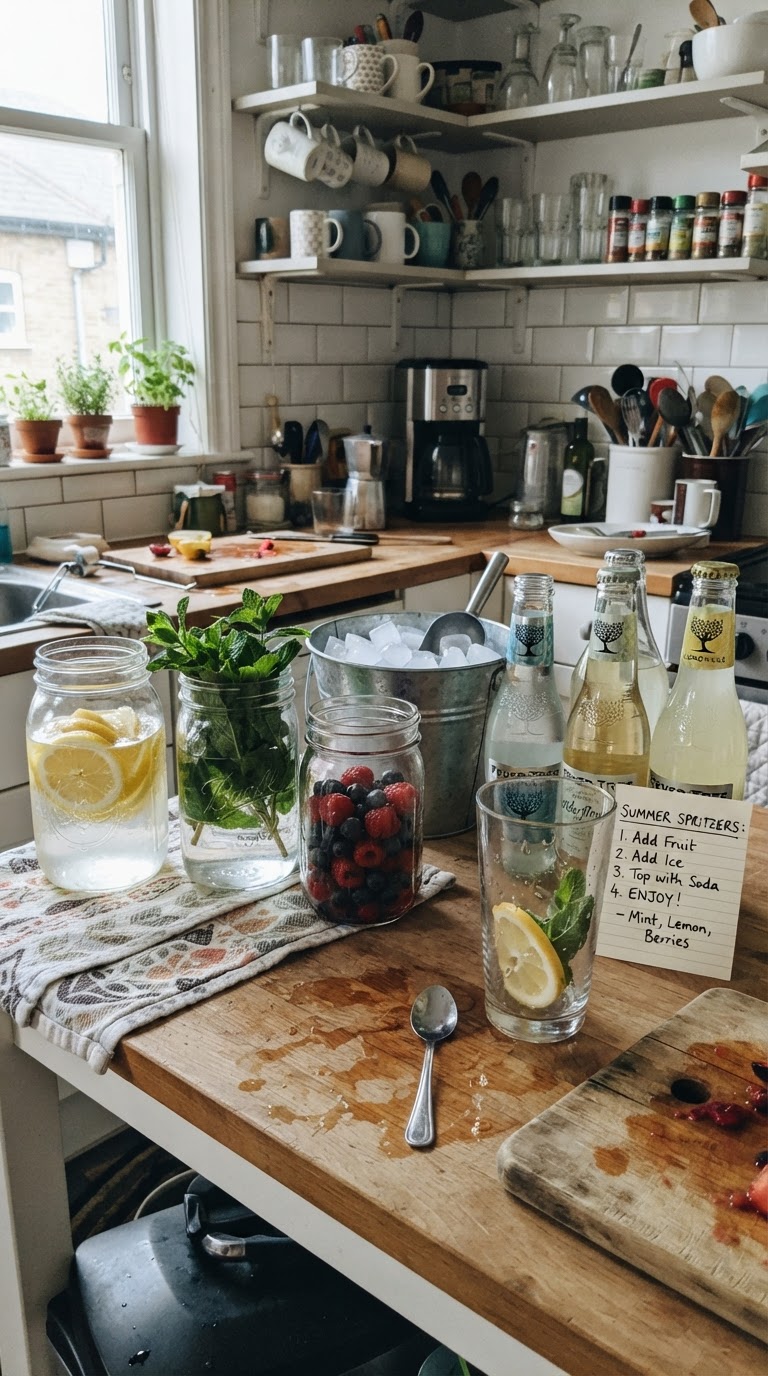 Bar de Drinks e Mocktails DIY