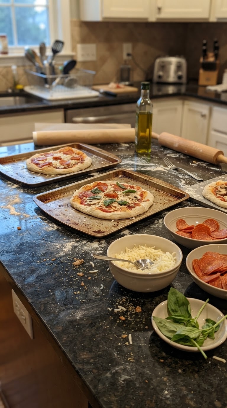 Festa da Pizza com Massa Caseira