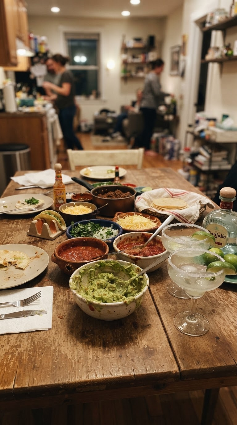 Festa Mexicana com Estação de Tacos