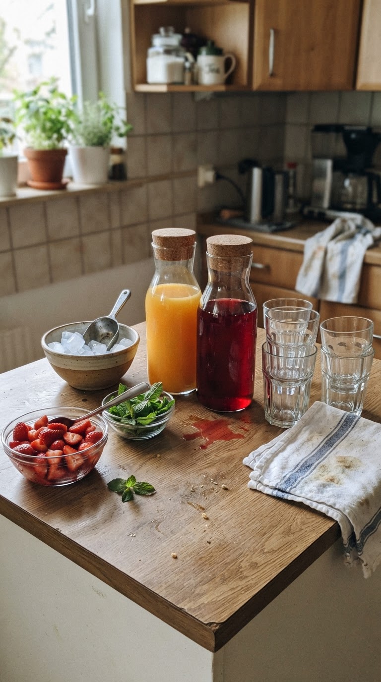 Estação de Drinks DIY (Faça Você Mesmo)
