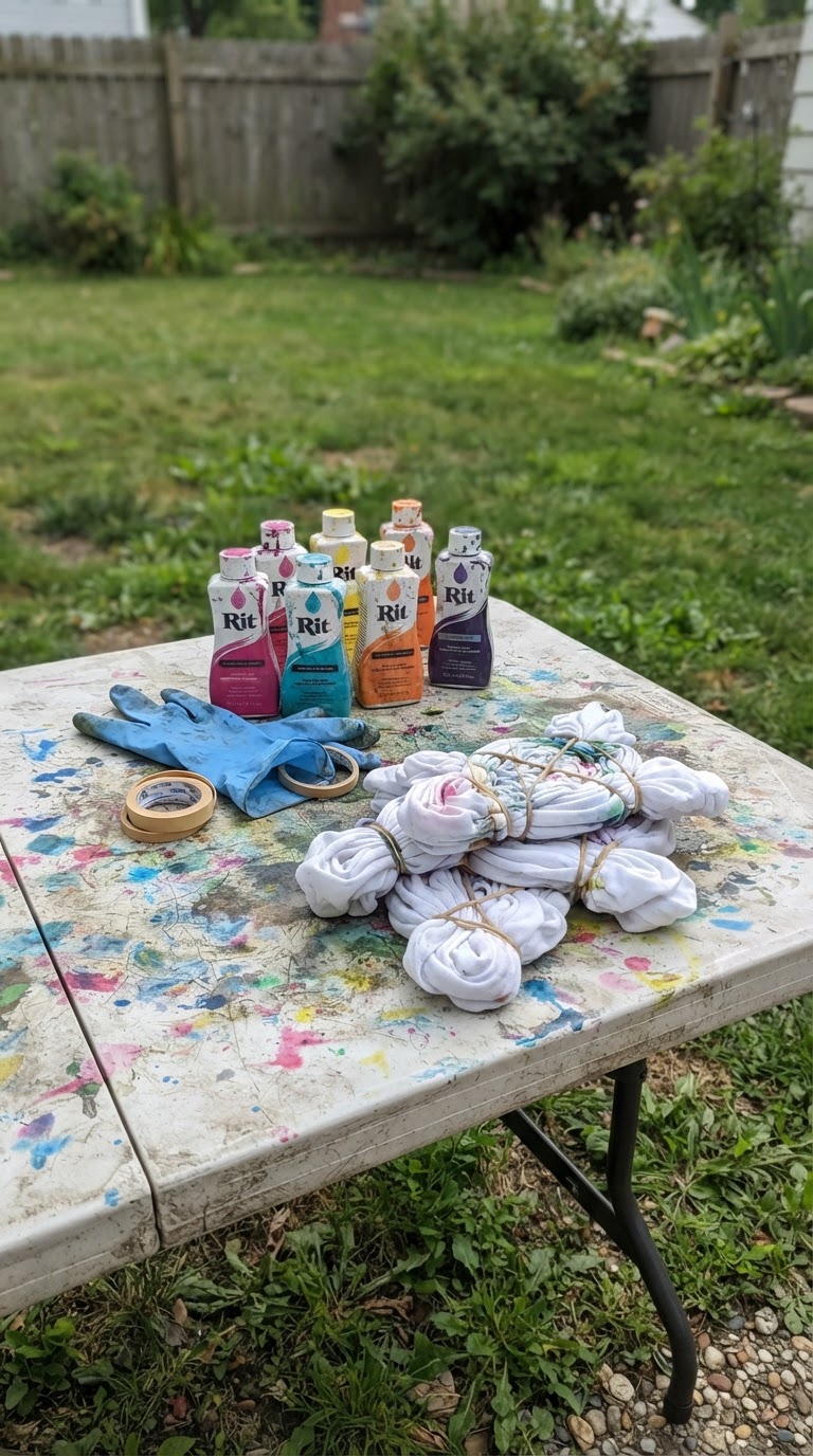 13. Tarde de Tie-Dye Colorido