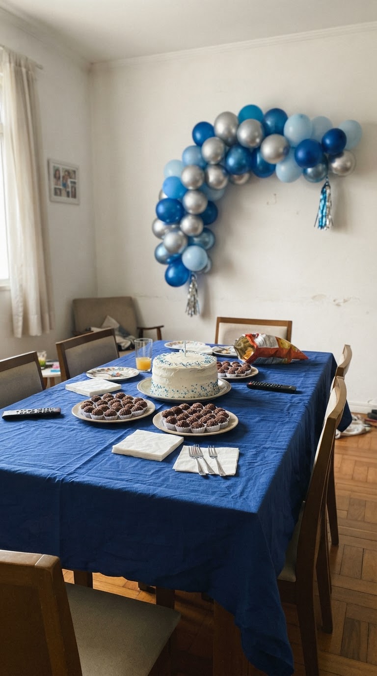 10 ideias para festa de aniversário azul em casa