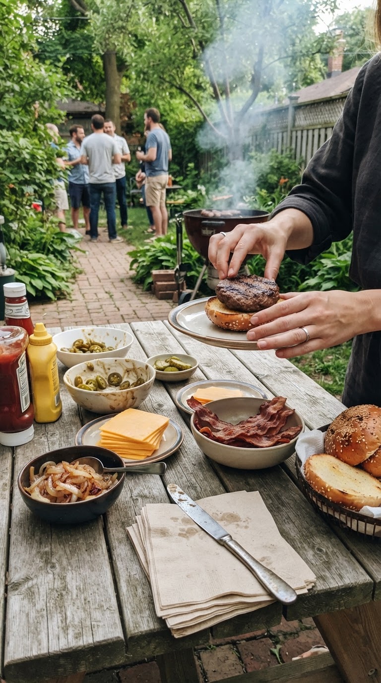 2. Hamburgueria Gourmet no Quintal