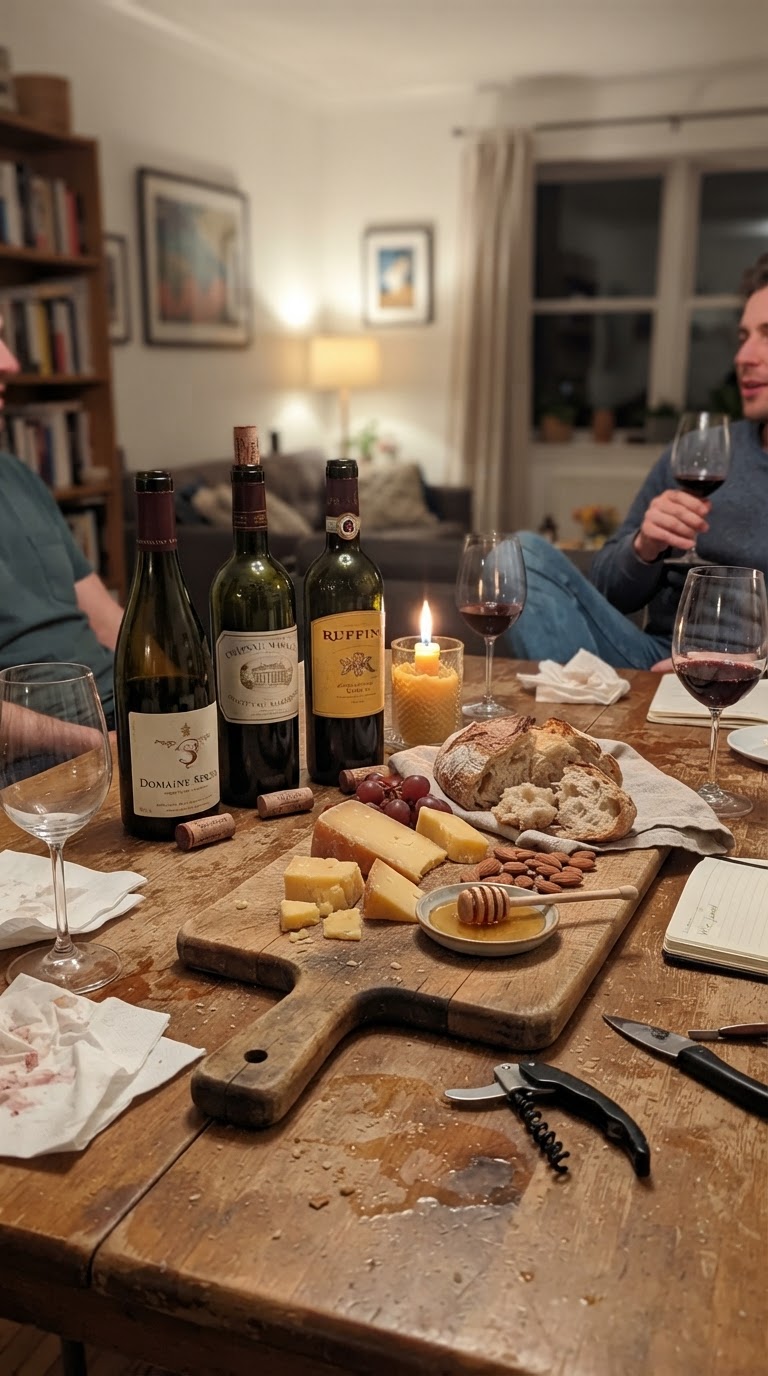 6. Degustação de Vinho e Noite de Queijos