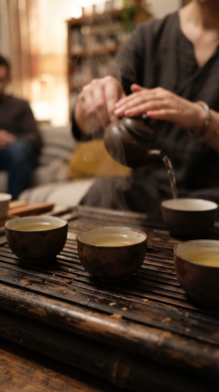 6. O Ritual do Chá Oriental com Cerimônia de Argila