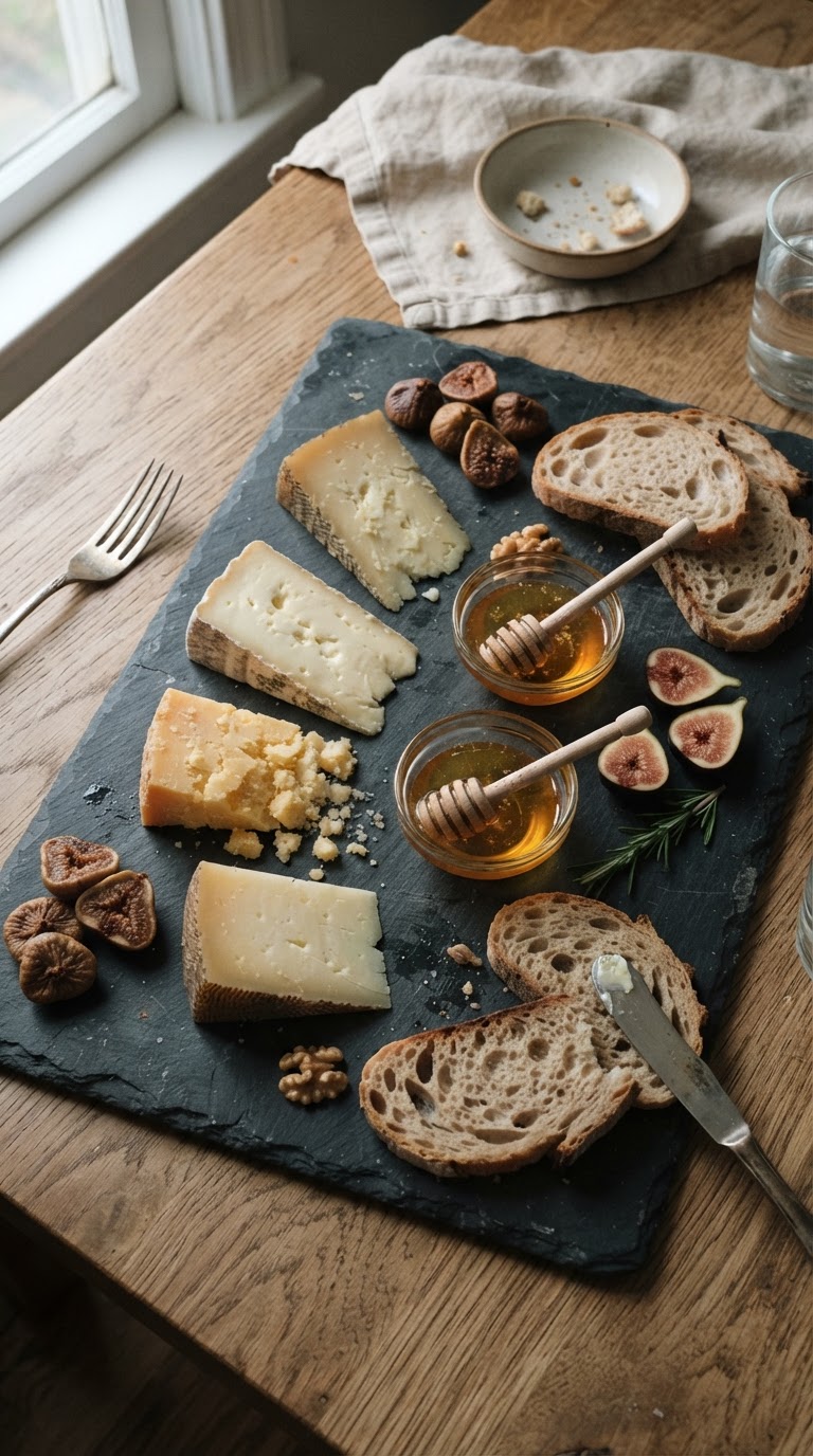 10. Menu degustação de queijos e méis artesanais locais