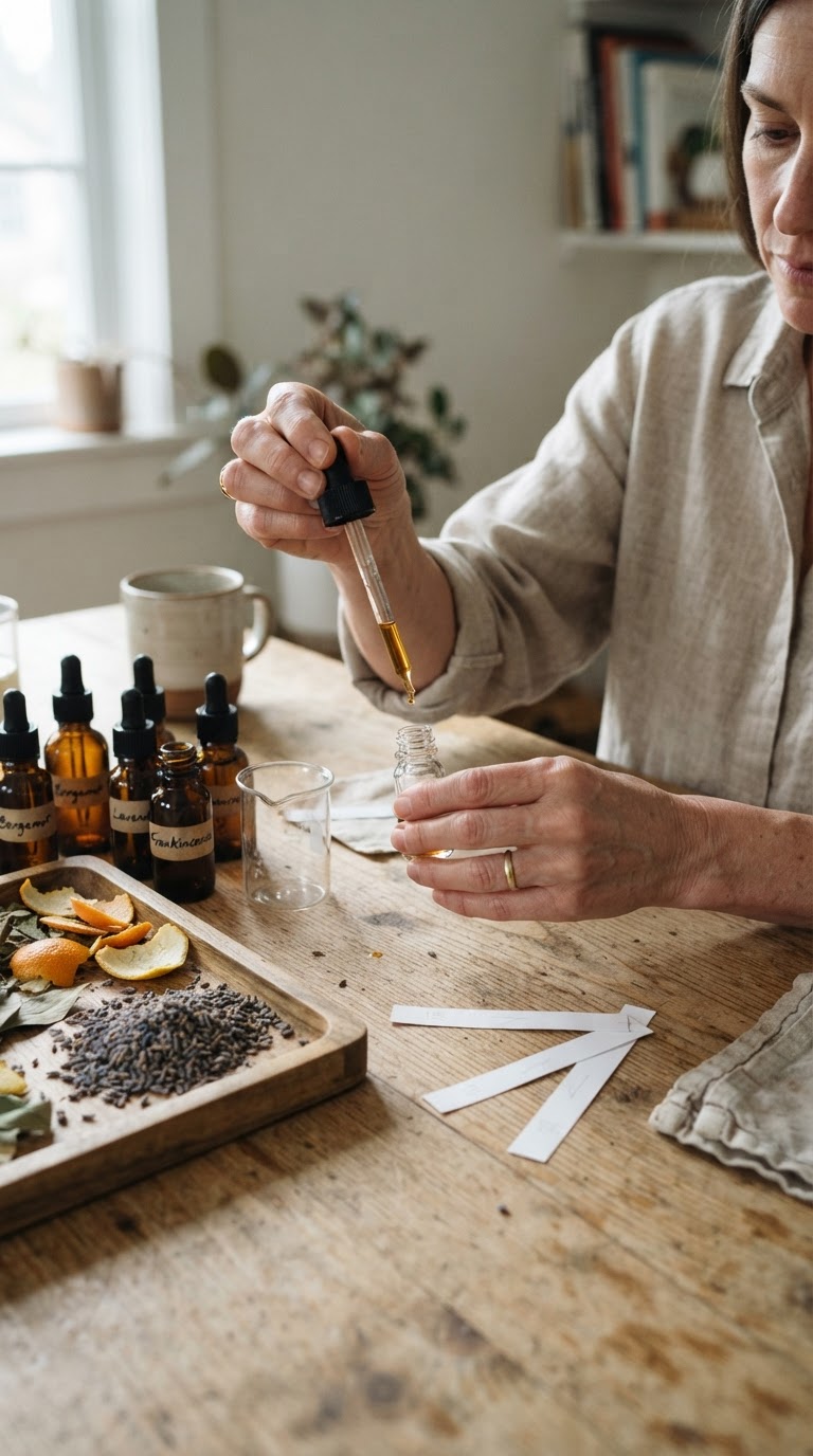 8. O ateliê de perfumaria botânica para criar a fragrância dela