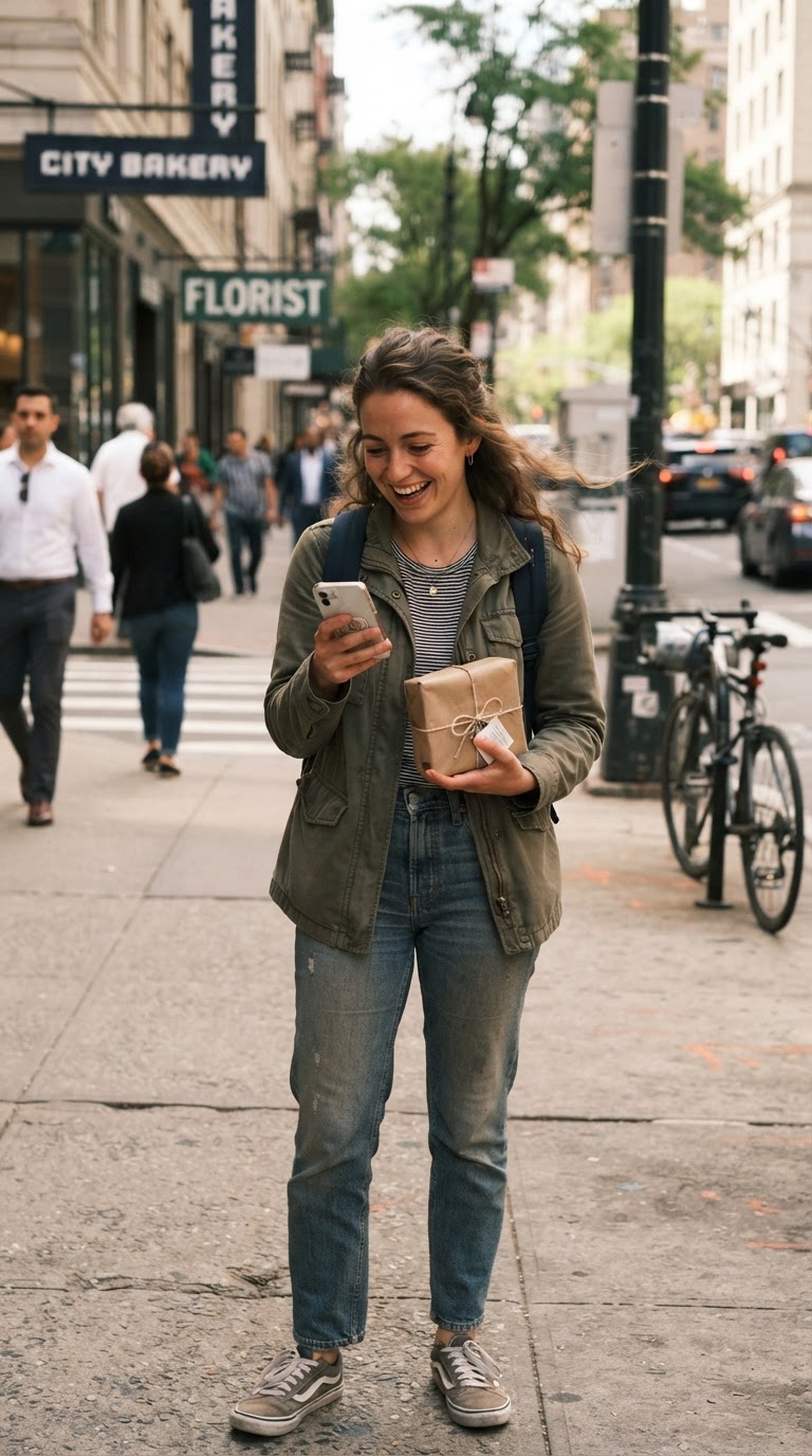9. A caça ao tesouro urbana guiada por pistas digitais