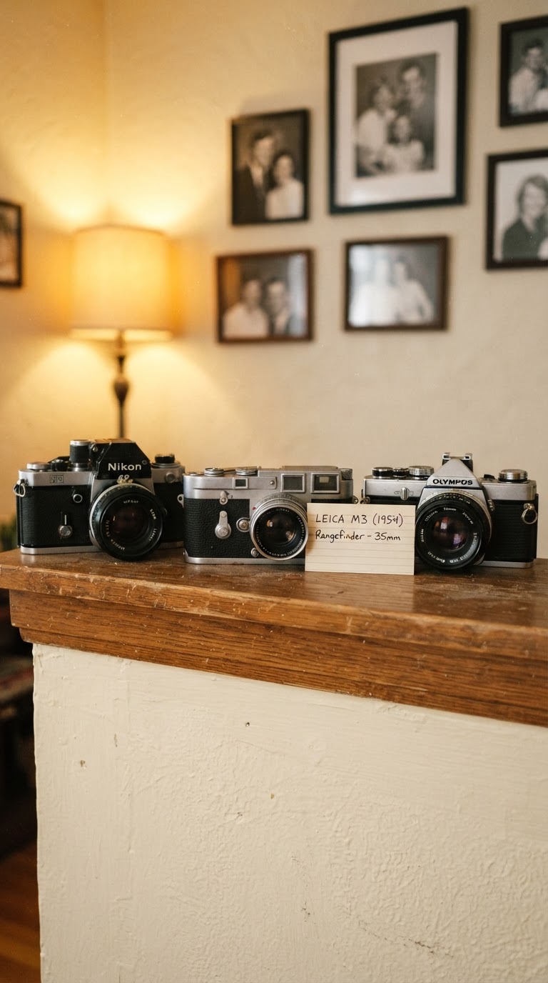 6. A Mini-Exposição de Câmeras Analógicas e Fotografia Antiga na Sala