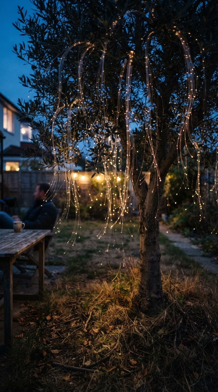 O Jardim das Luzes Celestiais de Fibra Óptica