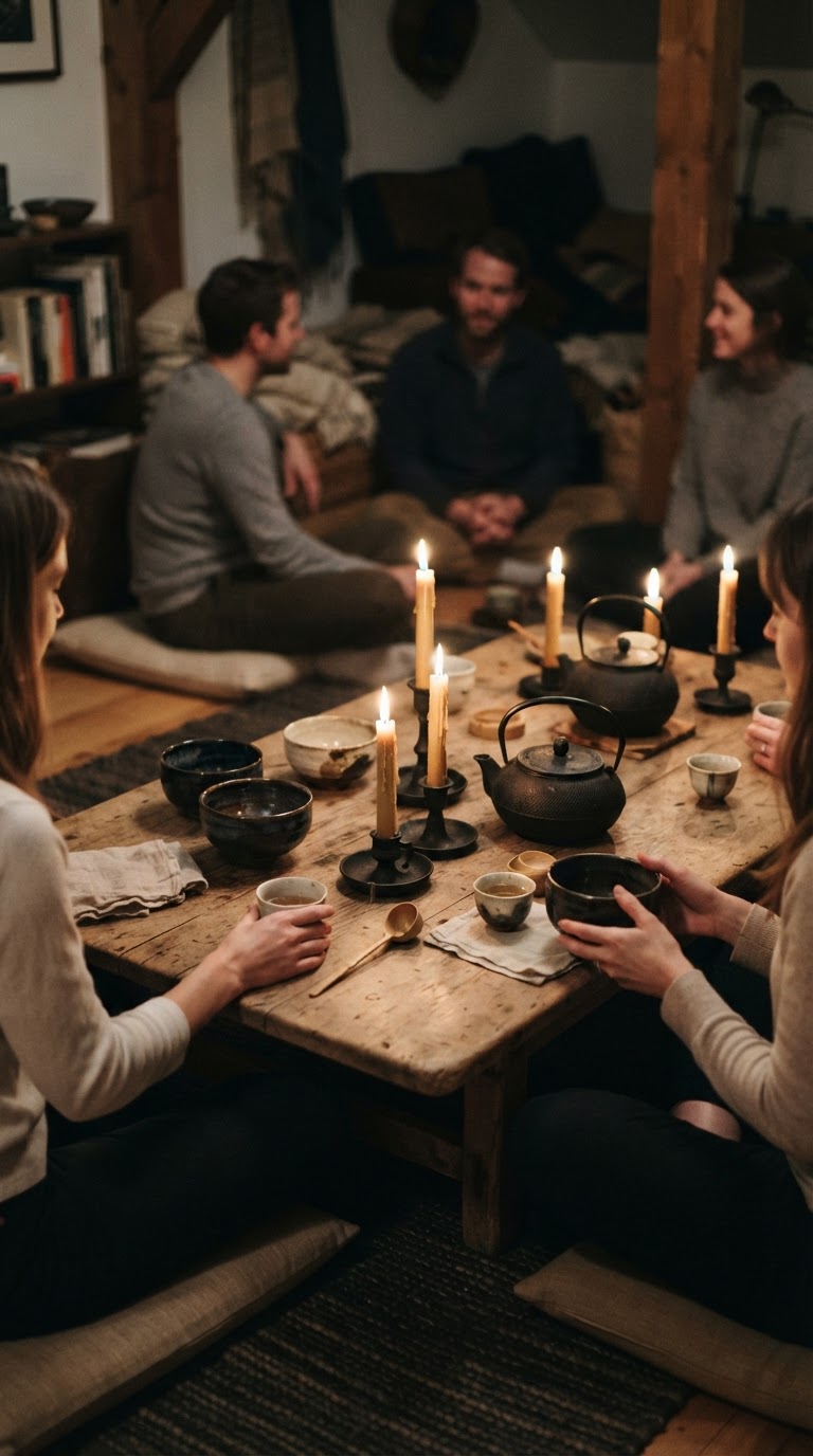 O Salão de Chá Vitoriano Reinterpretado com Velas de Cera de Abelha