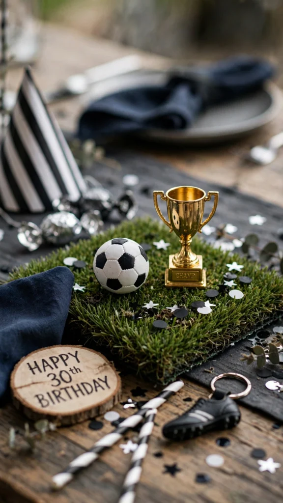 13 ideias de centro de mesa de aniversário masculino